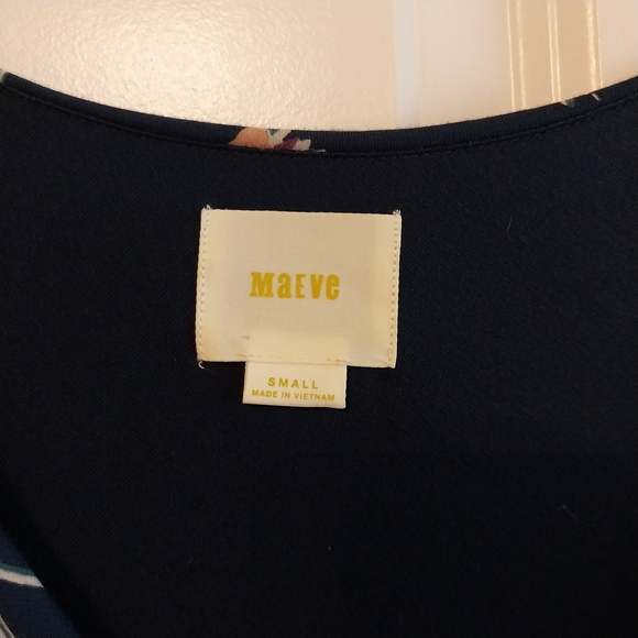 Anthropologie Maeve Heppel Ruched Floral Dress - Picture 4 of 5